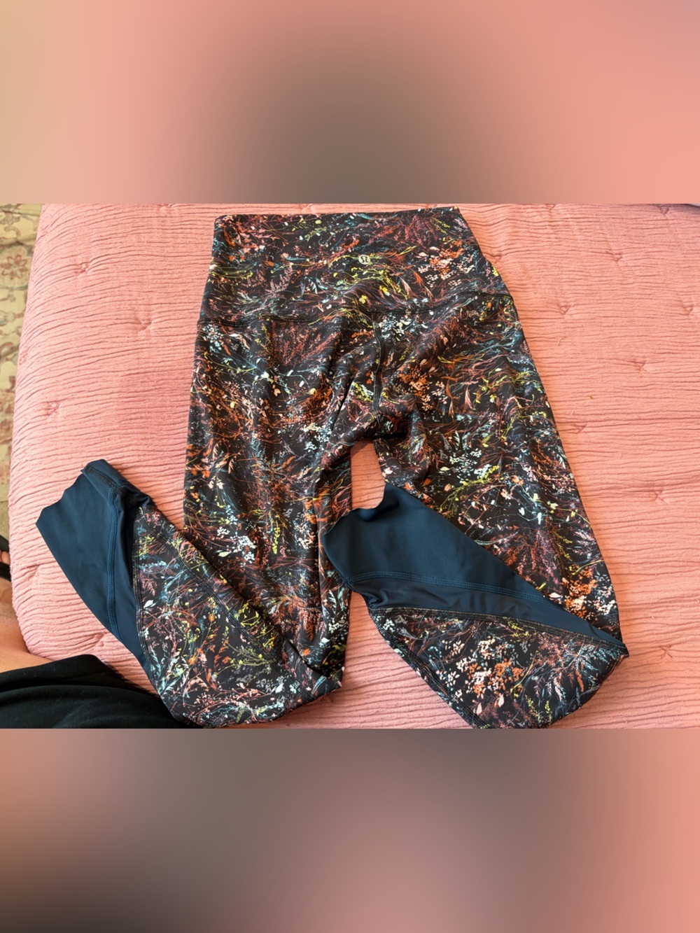 Lululemon Invigorate High Rise Tight 25 Foliage Overlay Multi Size 4